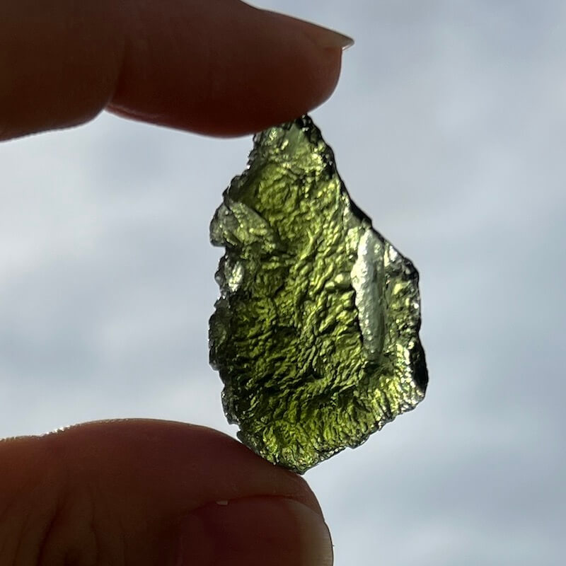 RARE Authentic Moldavite - Meteorite - Healing Crystal - Moldavite available. Looking for an genuine moldavite? Find Moldavite Meteorite tektite when you shop at Magic Crystals. 5 Grams of Authentic Moldavite stone from Czech Republic - Tektite Crystal, 'A' Grade at Magiccrystals.com. Moldavite-5-grams-A5