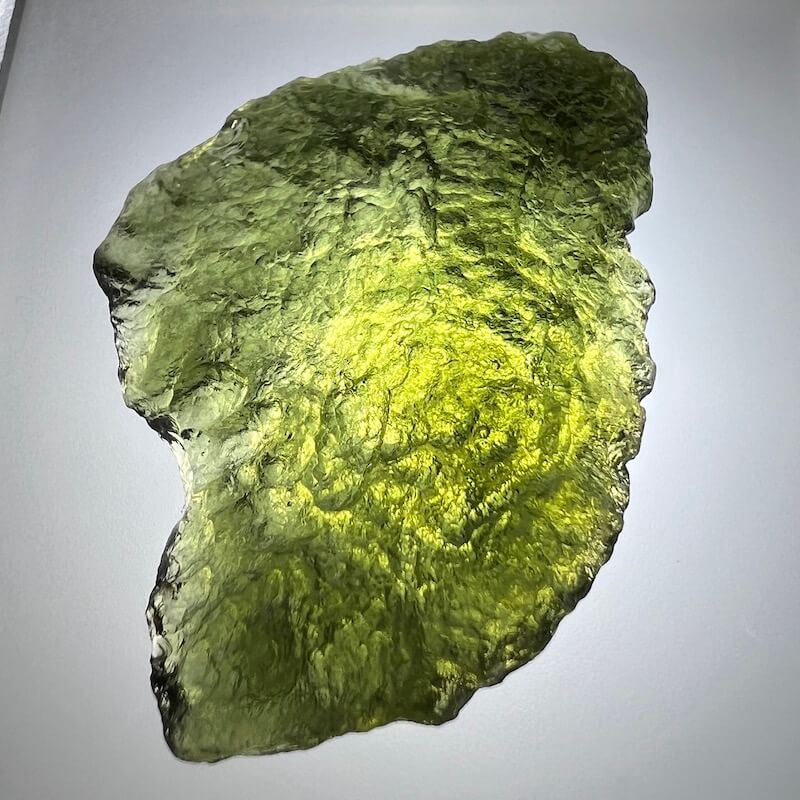 6 to 15g RARE Authentic moldavite stone Czech Republic,Tektite Crystal. 6.01 - 15 Grams Moldavite 'A' Grade. RARE Authentic Moldavite - Meteorite - Healing Crystal - Moldavite available. Looking for an genuine moldavite? Find Moldavite Meteorite tektite when you shop at Magic Crystals. 5 Grams of Authentic Moldavite stone from Czech Republic - Tektite Crystal, 'A' Grade at Magiccrystals.com