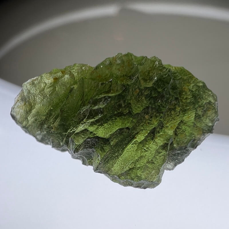 Authentic Moldavite - Meteorite - Healing Crystal - Moldavite available. Looking for an genuine moldavite? Find Moldavite Meteorite tektite when you shop at Magic Crystals. 4 Grams of Authentic Moldavite stone from Czech Republic - Tektite Crystal, 'A' Grade at Magiccrystals.com