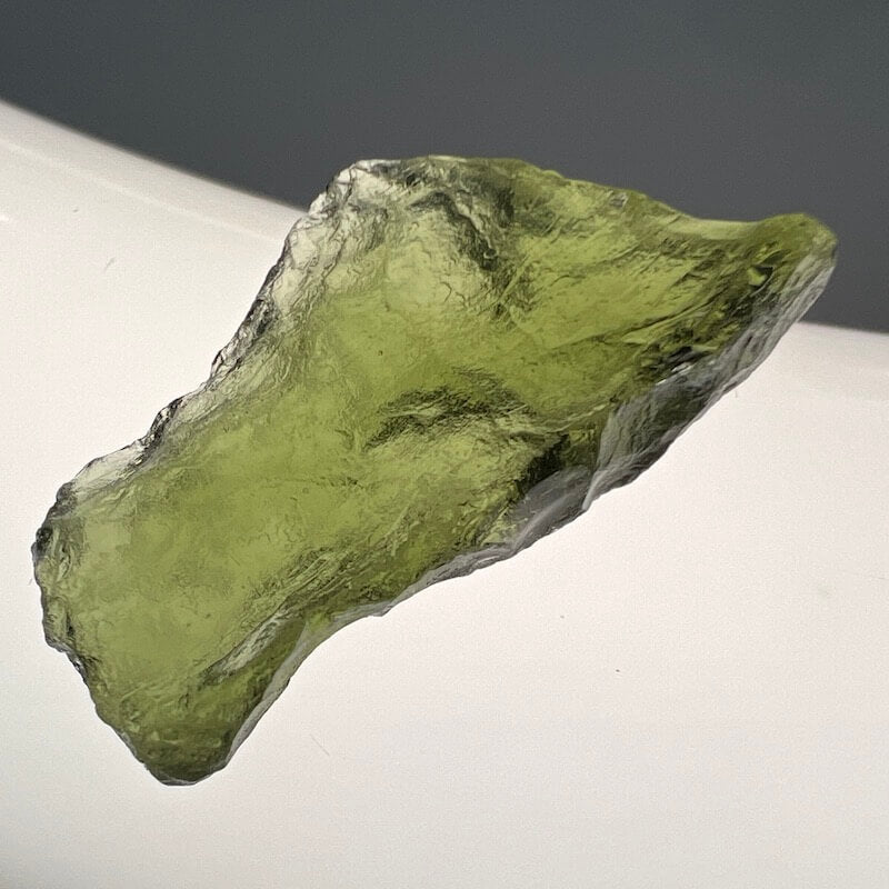 1.51- 2 Grams Authentic moldavite from Czech Republic, Tektite Crystal.  1.51 - 2 g. Authentic Moldavite 'A' Grade. Moldavite-Tektite