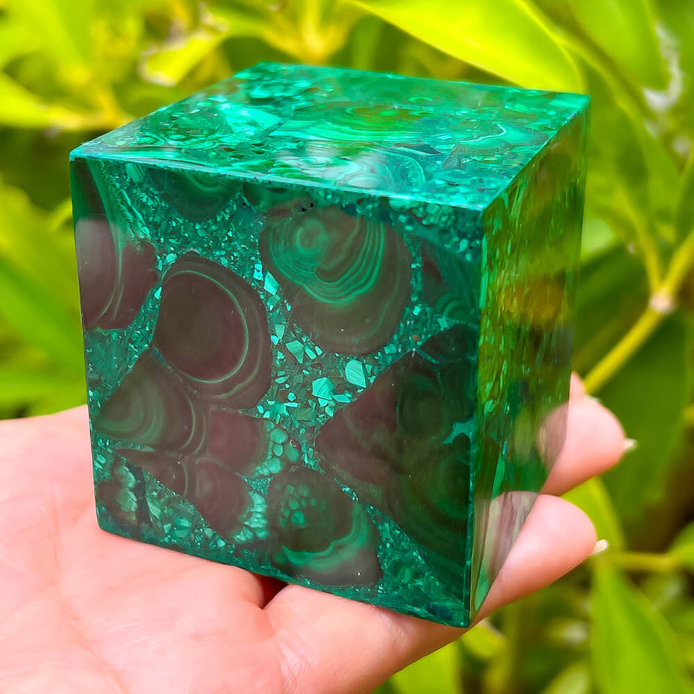 Looking for Genuine Malachite Carving? Shop at Magic Crystals for Genuine Malachite Cube - Malachite Carved Cube - Malachite from Congo, Malachite Jewelry Box, Natural Stone Beautiful Quality Polished Malachite Box, Malachite Gemstone Box, Home Decor. malachite jewelry, malachite stone. FREE SHIPPING available.
