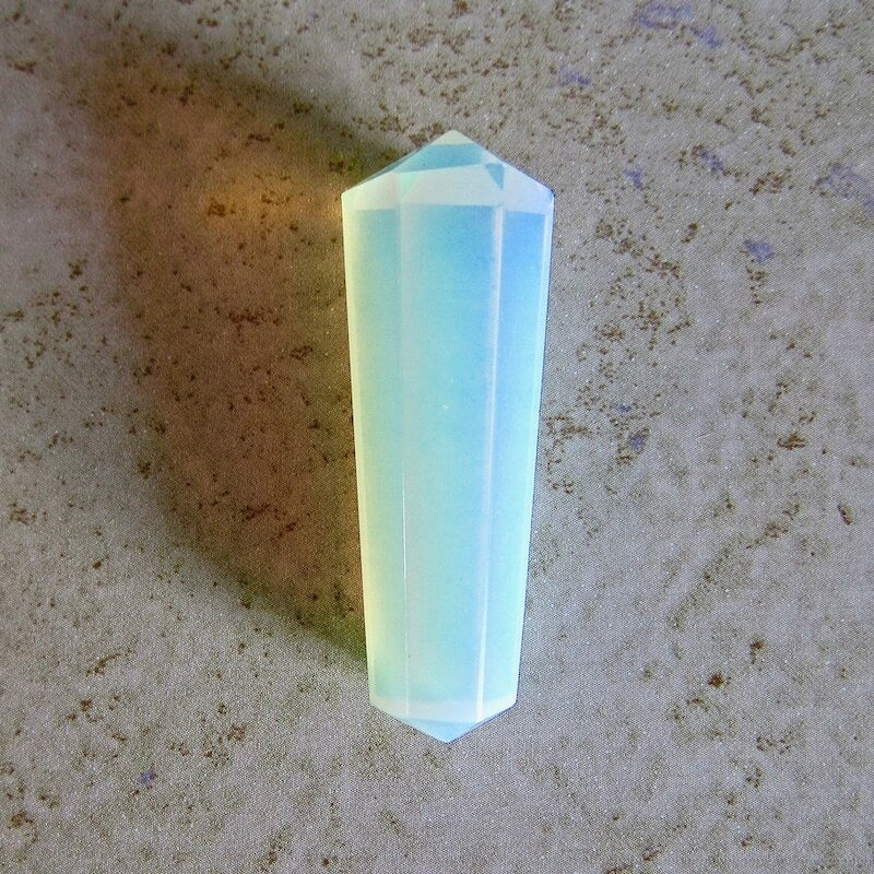 Double Point Stone.  Opalite-Stone-Stone-Double-Point. Natural Double Terminated Point Crystal.- Magic Crystal. Natural Double Terminated Point Crystal - MAGICCRYSTALSDouble Point Stone.  Opalite-Stone-Stone-Double-Point. Natural Double Terminated Point Crystal.- Magic Crystal. Natural Double Terminated Point Crystal - MAGICCRYSTALS