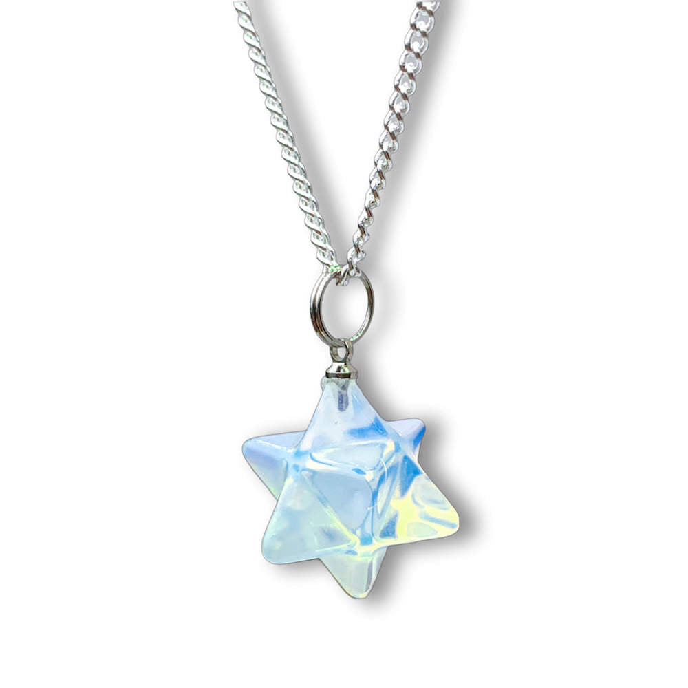 Check out our Crystal Quartz Stone Merkaba Necklace & Pendant at Magic Crystals. Quartz energizes and activates the chakras. Gemstone Merkaba Necklace, Quartz Merkaba Pendant, Quartz Star Necklace, Sacred Geometry Necklace, Sacred Geometry Quartz, Quartz Necklace