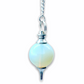 Opalite Sphere Pendulum. Find Opalite Sphere Pendulum - Opalite Pendant crystal pendulum dowsing when you shop at Magic Crystals. Light Blue Pendulum.