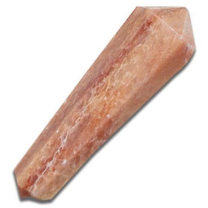 Double Point Stone. Peach-Aventurine-Stone-Stone-Double-Point. Natural Double Terminated Point Crystal.- Magic Crystal. Natural Double Terminated Point Crystal - MAGICCRYSTALS