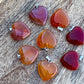 Red Agate Stone Necklace and Pendant. Check out our Red Agate pendant and necklace selection for the very best in unique, handmade pieces from Magic Crystals Red Agate necklace, chakra healing Red Agate pendant, Healing Crystal Red Agate Jewelry,Natural stones necklace, Crystal Necklace. Agata roja de corazon.