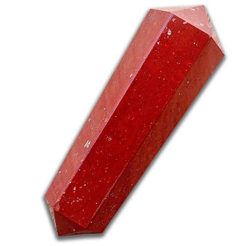 Double Point Stone. Red-Jasper-Double-Point. Natural Double Terminated Point Crystal.- Magic Crystal. Natural Double Terminated Point Crystal - MAGICCRYSTALS