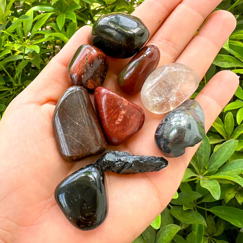 Looking for Root Chakra Crystals? Shop at MagicCrystals.com for Crystals for Root Chakra Opening. This chakra kit includes 9 Energy Healing Gemstones for Root Chakra focus on grounding, and protection. FREE SHIPPING available. Root Chakra known as Muladhara. Root Chakra draws its energy from the ground.