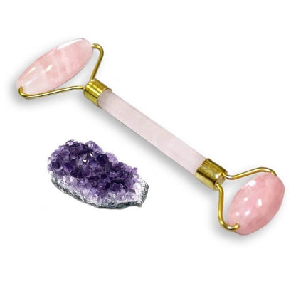 Made from natural gemstone, face rollers are used to gently massage the face. From jade rollers to gua shas, here are the seven best face rollers to add to your routine; MagicCrystals Face Rollers come available in Amethyst, Jasper,  Goldstone, Black Obsidian, Clear Quartz, Jade, Aventurine, Opalite, Tiger Eye