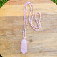 Shop beautiful hand-crafted Rose Quartz Mala 108 Necklace. High-quality Rose Quartz Prayer Beads Necklace at Magic Crystals. Magiccrystals.com Inspiring People To Practice Yoga and Meditation. Check out our Mala Necklaces Collection. Mala beads are a string of beads that are used in a meditation practice.