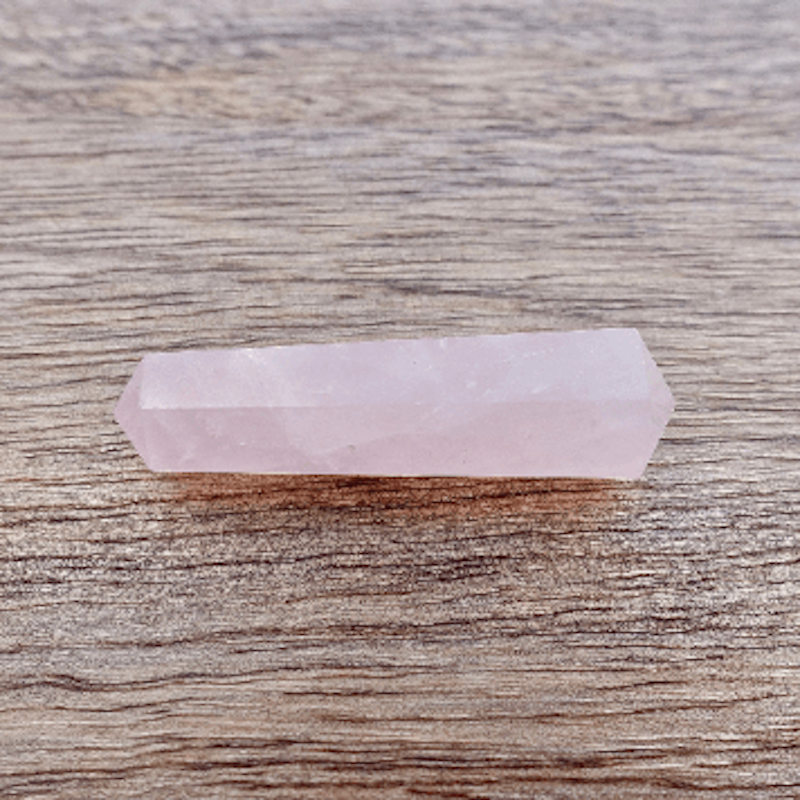 Double Point Stone. Rose-Quartz-Stone-Stone-Double-Point. Natural Double Terminated Point Crystal.- Magic Crystal. Natural Double Terminated Point Crystal - MAGICCRYSTALS