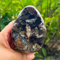 Natural Septarian Crystal Egg UV Reactive Stone Spiritual Healing Crystal Protection Meditation Glowing Energy Dragon Stone Home Decor Gift - MagicCrystals.com