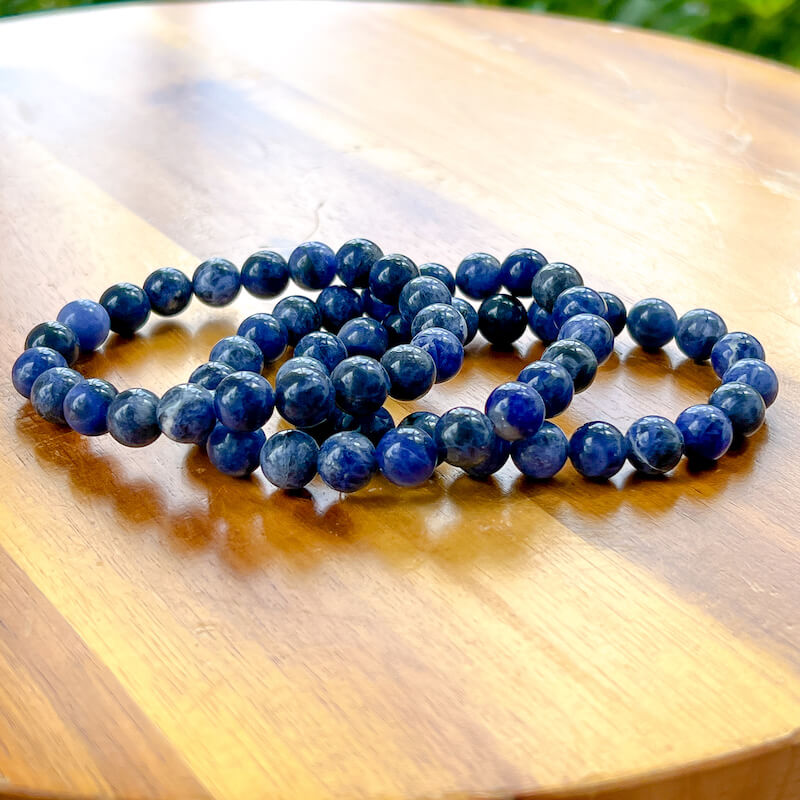 8 mm-Sodalite-Stone-Gemstone Beaded Bracelet - MagicCrystals.Check out our Gemstone Beaded Bracelet made of polished stone - 8mm Crystal Stone bracelet. This are the very Best and Unique Handmade items from MagicCrystals.com Crystal Bracelet, Gemstone bracelet, Minimalist Crystal Jewelry, Trendy Summer Jewelry, Gift for him and her.