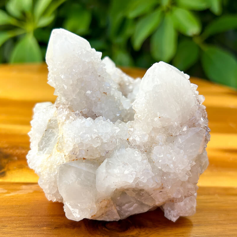 Shop for Cactus Quartz at magiccrystals.com  . Spirit Quartz also known as Fairy Quartz from Africa. Crystal Clusters. Natural Druzy Quartz Clusters, Crystal Clusters. Free shipping available