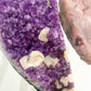Buy Magic Crystals Gorgeous Druzy Amethyst and Pink Amethyst Slice On a Stand, Purple Amethyst Point, Pink Amethyst Stone Point, Crystal Point, Power Point at Magic Crystals. Natural Amethyst Gemstone for PROTECTION, PEACE, INSPIRATION. This statement piece that will always be the conversation starter in a home.  