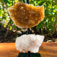 Amethyst, Citrine & Clear Quartz Crystal Set for Abundance, Clarity & Spiritual Growth