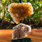 Amethyst, Citrine & Clear Quartz Crystal Set for Abundance, Clarity & Spiritual Growth