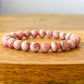 Looking for Rhodochrosite Stone Bracelet - Genuine Rhodochrosite? Rhodochrosite gemstones are available in MagicCrystals. Find Rhodochrosite beaded bracelet (made of Crystals and Stones - Heart Chakra with FREE SHIPPING available. Super High Quality Rhodochrosite Bracelet - Heart Chakra.