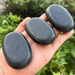 Shop for Shungite Smooth Puffy Palm Touchstone at magic crystals. Genuine shungite stones. We carry a wide selection of Tumbled Stone, Healing Stones, Healing Crystal, Chakra Stones, Spiritual Stone, Small Stone. Chakra Healing Stone. free shipping available.  Block EMF's WIFI Radiation 5G. 