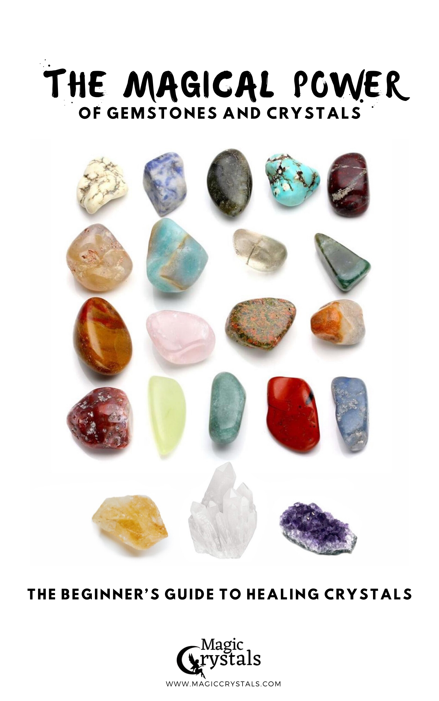 FREE E-BOOK Healing Crystals 101 - Magical Power Of Gemstones-eBOOK-Magic Crystals
