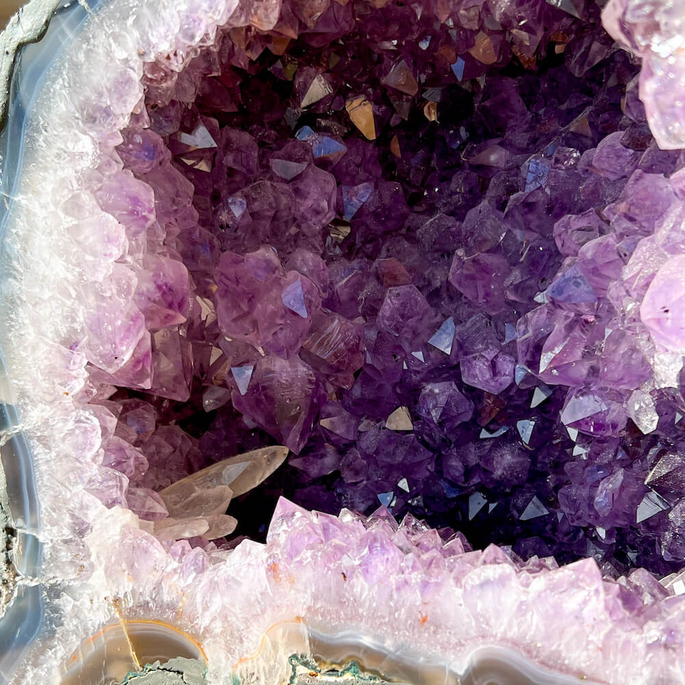 Buy Magic Crystals 16.3 lb lbs Large Druzy Amethyst Cathedral #17, Amethyst Stone, Purple Amethyst Point, Stone Point, Crystal Point, Amethyst Tower, Power Point at Magic Crystals. Natural Amethyst Gemstone for PROTECTION, PEACE, INSPIRATION. Magiccrystals.com offers FREE SHIPPING and the best quality gemstones.
