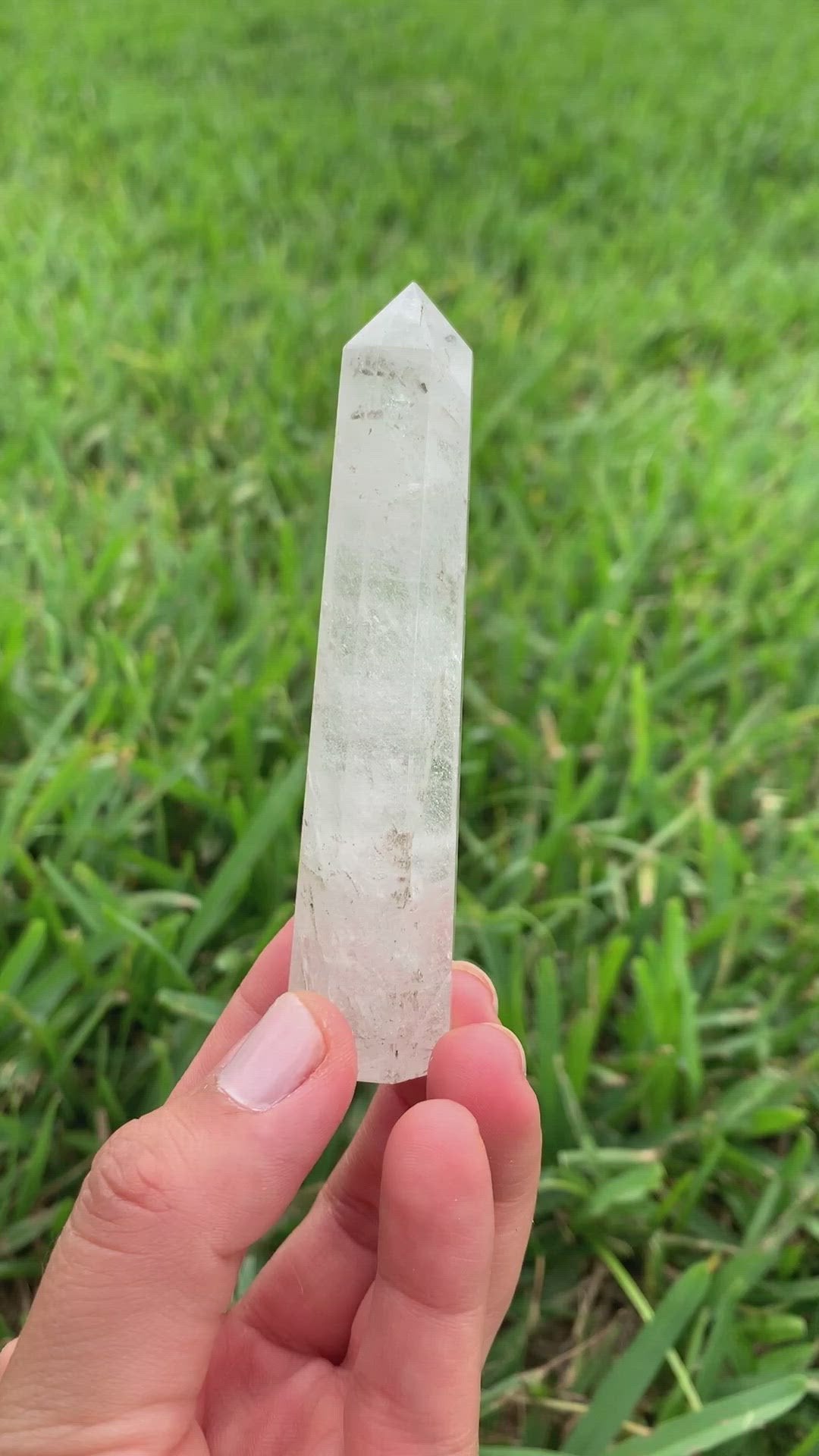 Clear Quartz Polished Stone Obelisk | Magic Crystals. These Vesuvianite obelisks hold a power all their own as they symbolize the ancient obelisks found in Egypt. Shop Clear Quartz obelisks, wands and pencil points. Crystal Clear quartz is the most recognized type of crystal. In fact, many people envision quartz crystals when they think of crystals, even though there are many different types of crystals.