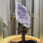 Buy Magic Crystals 7.6 lbs - Outstanding Large Three-Sided Amethyst Crystal Formation, Amethyst Stone, Purple Amethyst Point, Stone Point, Crystal Point, Amethyst Tower at Magic Crystals. Natural Amethyst Gemstone for PROTECTION, PEACE, INSPIRATION. Magiccrystals.com offers FREE SHIPPING and the best quality gemstones.