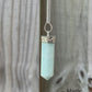 Amazonite-Stone-Necklace. Looking for an genuine gemstone Necklace? Find a Amethyst, shungite, vesuvianite, clear quartz, amethyst Necklace and more when you shop at Magic Crystals. Natural Crystal Healing Pendant Necklace. Crystal Pendant and Necklace For Men & Women. Single Point Stone Necklace and other necklace in magic crystals.com