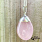 Rose Quartz Stone Pendant Necklace - Handmade Jewelry - Magic Crystals - Gemstone necklace