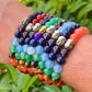 Shop for our Money and Wealth Bracelet, mixed with 7 Chakra Buddha Bracelet beads to align your mind and spirit with the energy of abundance. Money Bracelet, Good Luck Bracelet, Prosperity Wealth Abundance Bracelet, Aventurine, Amethyst, Lapis Lazuli, 8MM Beaded Bracelet, Gift for her. Wealth Bracelet for Prosperity.