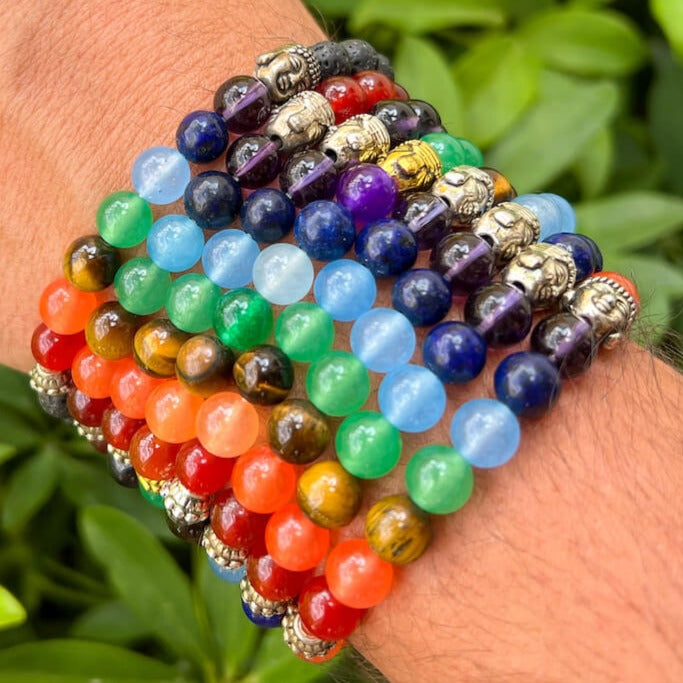 Heilstein-Armband-Set