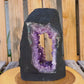 Large-Amethyst-Crystal-Cathedral. Buy Magic Crystals - Large Druzy Amethyst Cathedral, Amethyst Stone, Purple Amethyst Point, Amethyst Crystal Window double sided Amethyst Tower, Power Point at Magic Crystals. Natural Amethyst Gemstone for PROTECTION, PEACE, INSPIRATION. Magiccrystals.com offers FREE SHIPPING and the best quality gemstones.