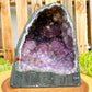 Large 21.38 lbs Amethyst Polished Geode - Polished Amethyst Geode Cluster - Cathedral Amethyst #45, Stone Point, Crystal Point, Amethyst Tower, Power Point at Magic Crystals. Natural Amethyst Gemstone for PROTECTION, PEACE, INSPIRATION. Magiccrystals.com offers FREE SHIPPING and the best quality gemstones.