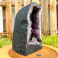 Large 21.38 lbs Amethyst Polished Geode - Polished Amethyst Geode Cluster - Cathedral Amethyst #45, Stone Point, Crystal Point, Amethyst Tower, Power Point at Magic Crystals. Natural Amethyst Gemstone for PROTECTION, PEACE, INSPIRATION. Magiccrystals.com offers FREE SHIPPING and the best quality gemstones.