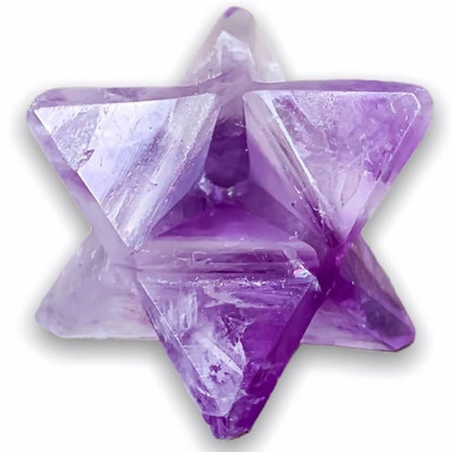 Merkaba Healing Crystals are known for activation of the Light Body merged with the Physical Body in Awakening deep Spiritual Transformation. Shop for Amethyst Crystal Merkaba - Sacred Geometry Star at Magic Crystals. Magiccrystals.com has Merkaba Necklace, gemstone Merkabas, and Sacred Geometry sets