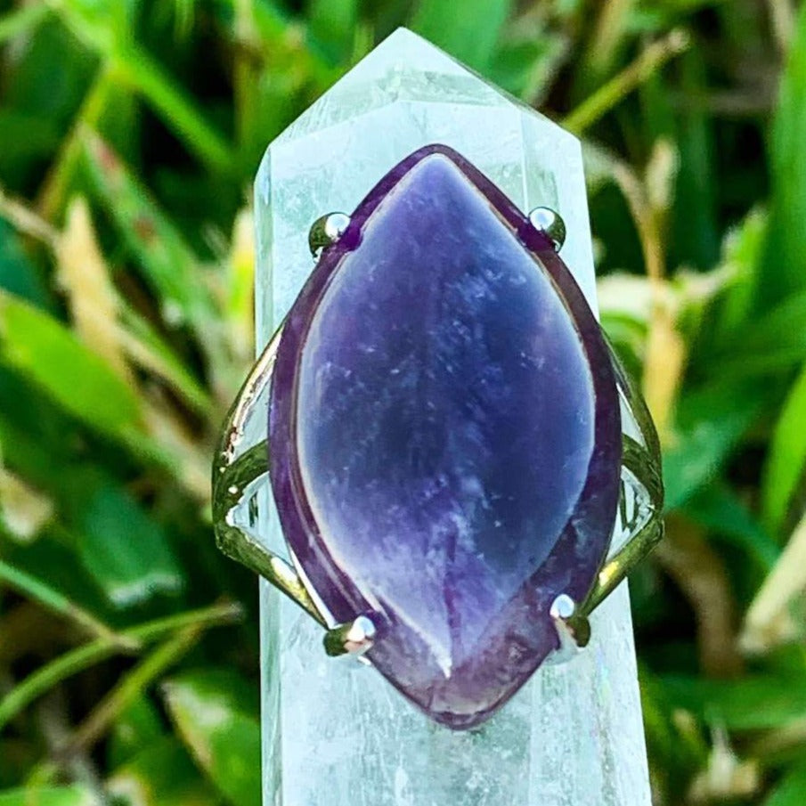 Amethyst-Crystal-Ring. Natural Stone Ring at MagicCrystals.com by Magic Crystals