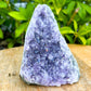 Shop at Magic Crystals for Medium Amethyst Polished Geode - Cathedral Amethyst. VERY High Quality. World’s Highest Quality Amethyst Geode, Crystals and Stones, Healing stones. Top Rated Mineral Dealer. Authenticity Certificates. Deep & Rich Hues. Amethyst from Brazil and Uruguay available. Amethyst-Cut-Base-Cluster-1.