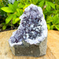 Shop at Magic Crystals for Medium Amethyst Polished Geode - Cathedral Amethyst. VERY High Quality. World’s Highest Quality Amethyst Geode, Crystals and Stones, Healing stones. Top Rated Mineral Dealer. Authenticity Certificates. Deep & Rich Hues. Amethyst from Brazil and Uruguay available. Amethyst-Cut-Base-Cluster-3.
