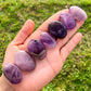Looking for Natural Gemstone Palm Stone - Worry Meditation Stones? Shop at magiccrystals.com . Magic Crystals carries Palmstones - Meditation Stones with FREE SHIPPING AVAILABLE. Empathetic, supporting and glowing with soft, pretty color, this Jade palm stone is a wonderful crystal gift for someone you love. Amethyst-Palm-Stone. Natural Gemstone Palm Stone