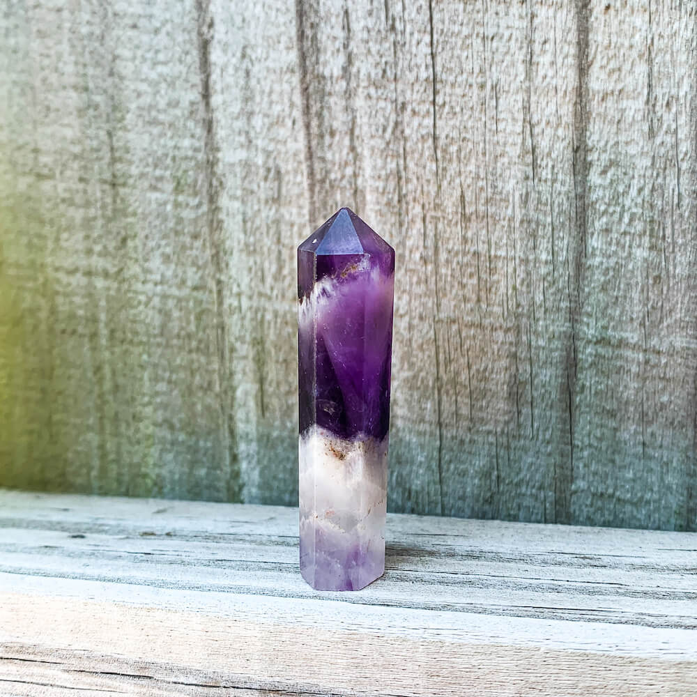 Gemstone Single Point Wand - Amethyst Point. Check out our Jewelry points, Healing Crystals, Bohemian Stones, Pointed Gemstone, Natural Stones, crystal tower, pointed stone, healing pencil stone. Single Terminated Gemstone Mix Crystal Pencil Point Stone, Obelisk Healing Crystals ,Mixed Points, Tower Pencil. Mini Crystal Towers.