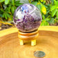These amethyst Amethyst Sphere - Amethyst Ball - Amethyst Specimen hold a power all their own as they symbolize the ancient sphere found in Egypt. Shop large Amethyst Sphere. Amethyst Crystal Ball and Sphere are extremely powerful and protective stone with a high spiritual vibration, it is also a natural tranquilizer. Amethyst-Sphere-b