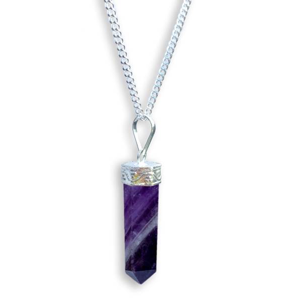 Amethyst Stone Handmade Healing Crystal Necklace - Magic Crystals