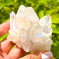 Looking for an Angel Aura Quartz Crystal Cluster Healing Crystal? We have a wide variety of single points, Rainbow Quartz, Aura Crystal Cluster, Rainbow Titanium Crystal at Magic Crystals. Magiccrystals.com Aura Quartz will help you enjoy a deeper spiritual experience by connecting you to your spiritual guides.