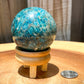 Looking for a Blue Apatite Sphere? Shop for Natural Blue Apatite Sphere- A at Magic Crystals. We carry the very best in unique, handmade Blue Apatite sphere, Blue Apatite Crystal ball. Quartz Crystal Ball, Home Decoration, energy crystal. Apatite assists with MOTIVATION and MANIFESTATION. Gemini stone.