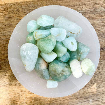 Aquamarine Tumbled Polished Gemstone Healing Crystal, Magic Crystals