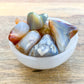 Buy Banded AgateTumbled Stones - Choose how many stones, Singles, or Bulk (Tumbled Moss Agate, Healing Crystals) at Magic Crystals. Botswana Agate is a soothing stone. FREE SHIPPING Crystal Gift, Constellation Gift, Gift for Friends, Gift for sister, Gift for Crystals Lovers at Magic Crystals. Botswana Gray Tumbled Stone.