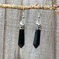 Gemstone Dangling Earrings. Black Agate Dangle-Earrings. Looking Natural Stone Earrings - Dangling Crystal Jewelry? Show Jewelry at Magic Crystals. Natural stone, dangle earrings, and more. Crystal Single Point Earrings, Small Crystal Points, Healing Crystal Earrings, Gemstones, and more. FREE SHIPPING available.