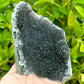 Cut base Brazilian Black Amethyst Church Cathedral Sparkly Druze Raw Crystal Cluster at Magic Crystals. This gemstone is a February Birthstone perfect for Third Eye Chakra and Crown. This gemstone helps for Spirituality and Wisdom. Natural Amethyst offers FREE SHIPPING and the best quality gemstones. Black-Amethyst-Cut-Base-_10