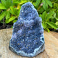 Cut base Brazilian Black Amethyst Church Cathedral Sparkly Druze Raw Crystal Cluster at Magic Crystals. This gemstone is a February Birthstone perfect for Third Eye Chakra and Crown. This gemstone helps for Spirituality and Wisdom. Natural Amethyst offers FREE SHIPPING and the best quality gemstones. Black-Amethyst-Cut-Base-_12
