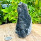 Cut base Brazilian Black Amethyst Church Cathedral Sparkly Druze Raw Crystal Cluster at Magic Crystals. This gemstone is a February Birthstone perfect for Third Eye Chakra and Crown. This gemstone helps for Spirituality and Wisdom. Natural Amethyst offers FREE SHIPPING and the best quality gemstones. Black-Amethyst-Cut-Base-_5